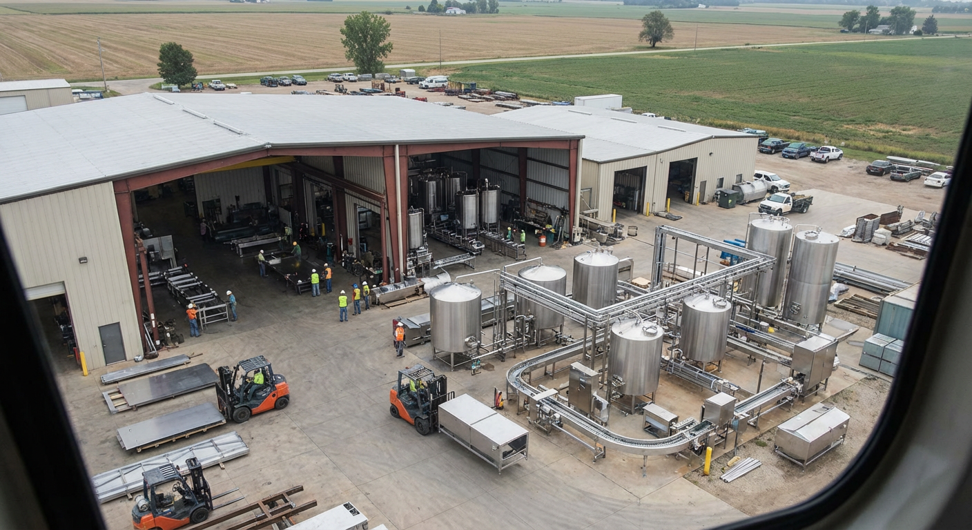 Carpenteria industria alimentare in acciaio inox: qualità MOCA